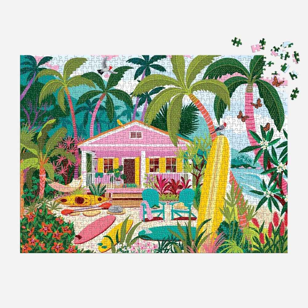 Galison Surfside Bungalow 1000pc Jigsaw Puzzle