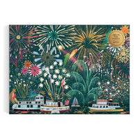 Galison Fireworks Jubilee Foil 1000pc Jigsaw Puzzle