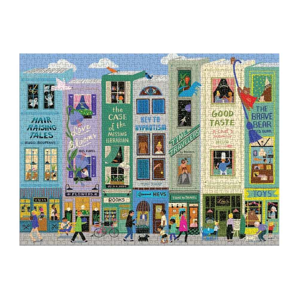Galison Main Street Books 1000pc Jigsaw Puzzle