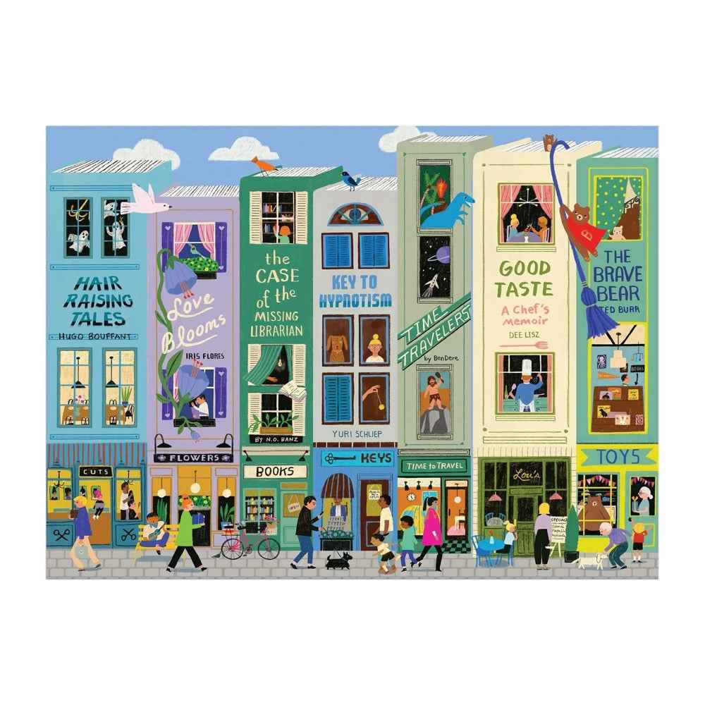 Galison Main Street Books 1000pc Jigsaw Puzzle
