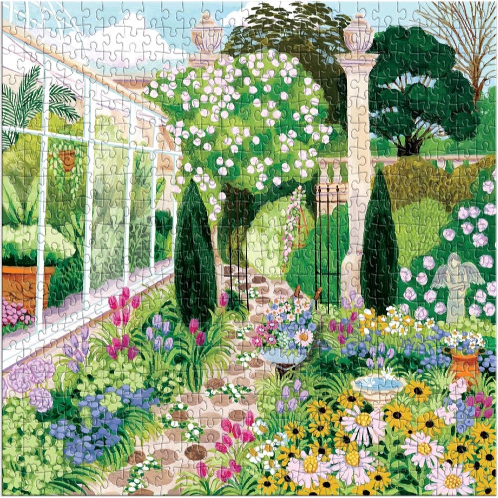 Galison Evergreen Gardens 500pc Jigsaw Puzzle