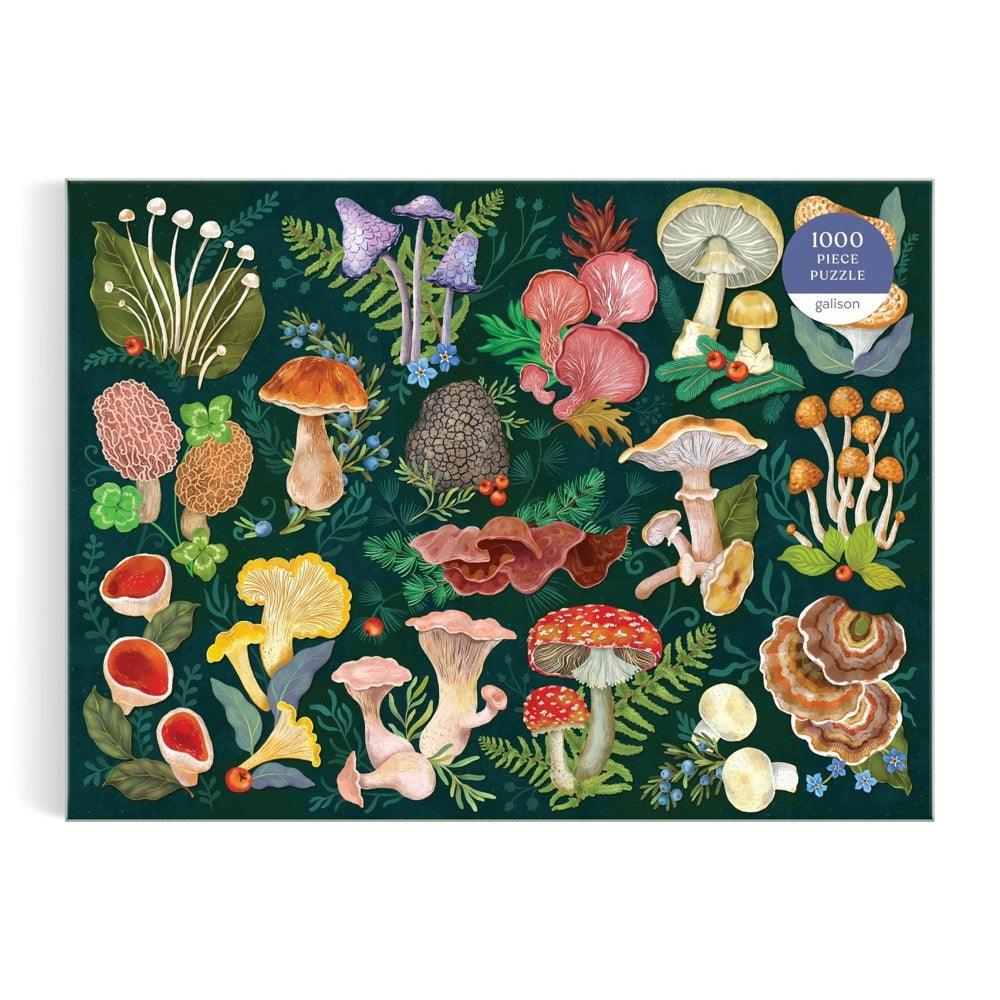 Galison World of Mushrooms 1000pc Jigsaw Puzzle