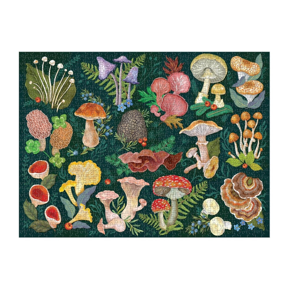 Galison World of Mushrooms 1000pc Jigsaw Puzzle