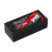 Gens Ace 340mAh 60C 7.6V Hardcase Hardwired LiPo Battery XT60 to 2.0mm Bullet