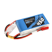 Gens Ace 11.1V 3S 450mAh 45C Soft Case LiPo Battery (JST)