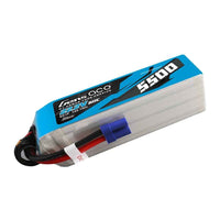 Gens Ace G-Tech 6S 5500mAh 60C 22.2V Soft Pack LiPo Battery EC5