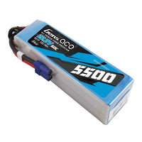 Gens Ace G-Tech 6S 5500mAh 60C 22.2V Soft Pack LiPo Battery EC5