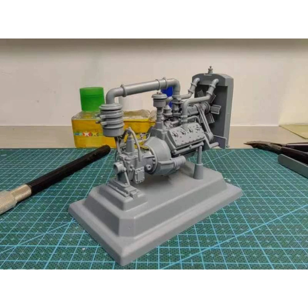 Gecko 16GM0017 1/16 Ford V8 Engine For Universal Carrier Mk. I & II