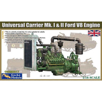 Gecko 16GM0017 1/16 Ford V8 Engine For Universal Carrier Mk. I & II