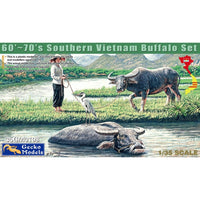 Gecko Models 35GM0108 1/35 60s-70s Southern Vietnam Buffalo Set 4892667351085