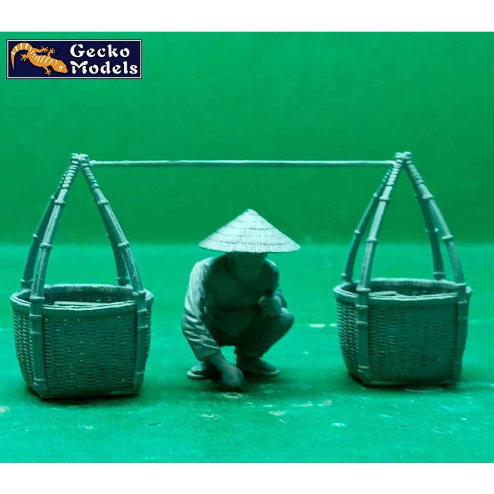 Gecko 35GM0123 1/35 60’-70’s Saigon Greengrocer Figure Set