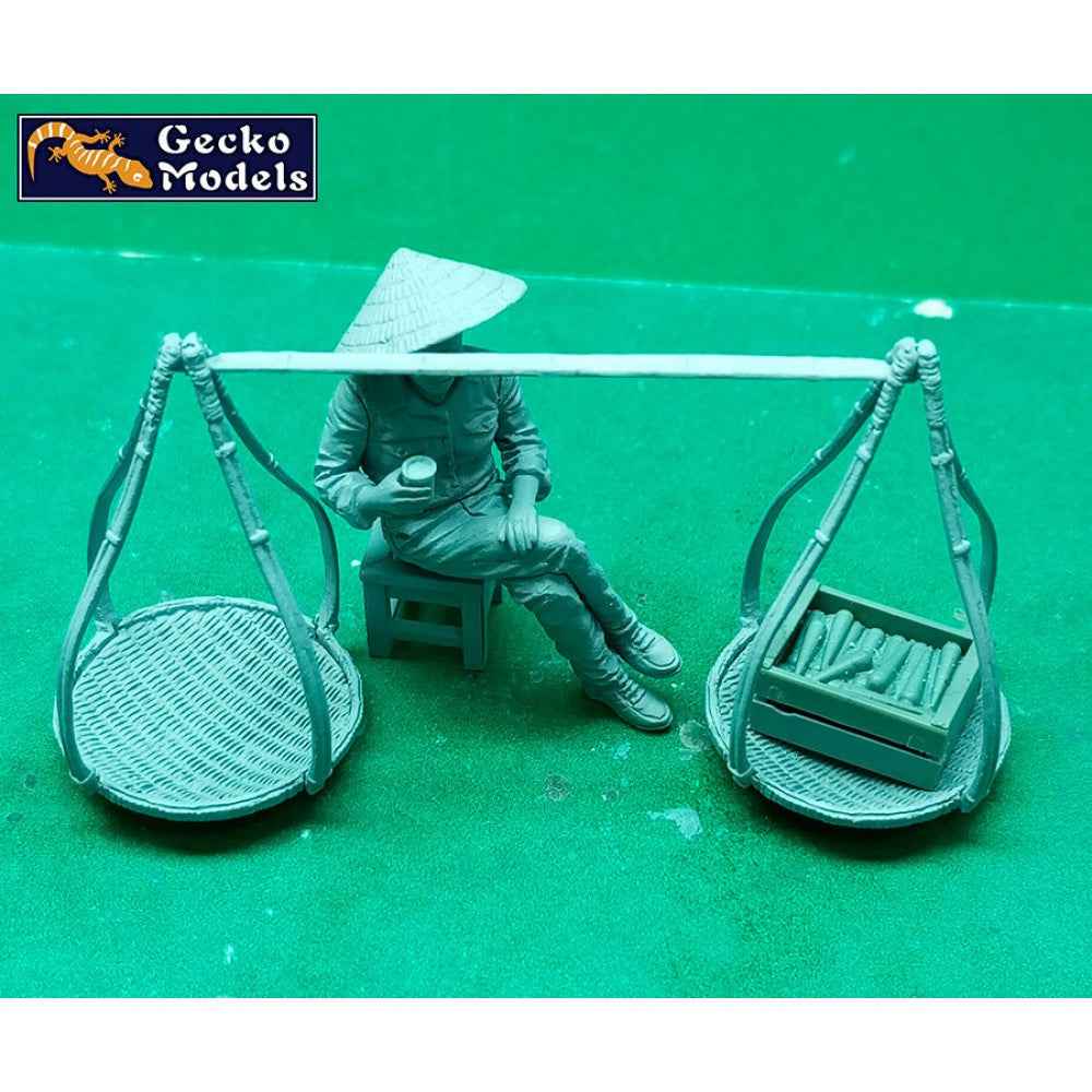 Gecko 35GM0123 1/35 60’-70’s Saigon Greengrocer Figure Set