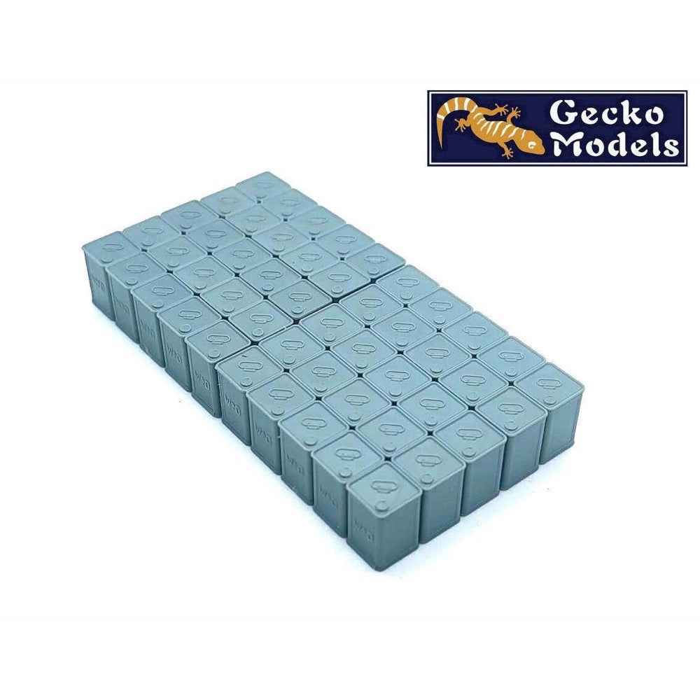 Gecko 35GM0157 1/35 Early Type British 4 Gallon Flimsies Petrol Tins Set