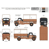 Gecko Models 1/35 Bedford OYD Truck 3t 4x2 GS