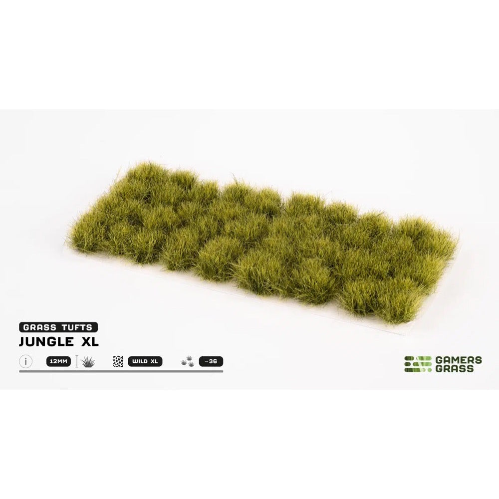 Gamers Grass GG12-JU Jungle Wild Tufts XL 12mm