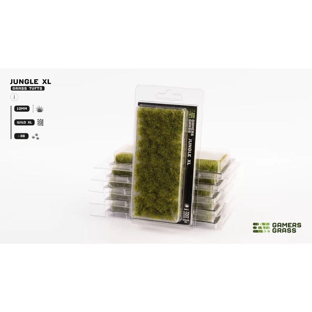 Gamers Grass GG12-JU Jungle Wild Tufts XL 12mm