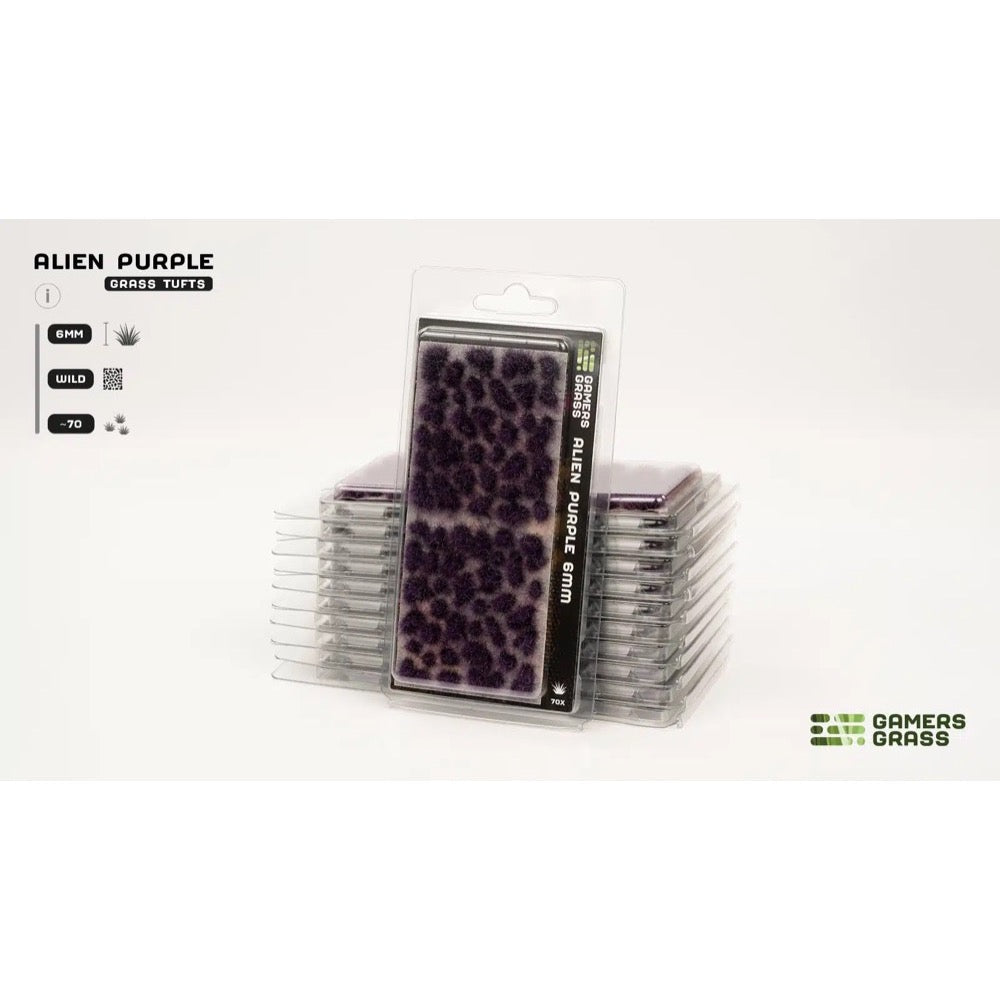 Gamers Grass GGA-PU Alien Purple Wild Tufts 6mm