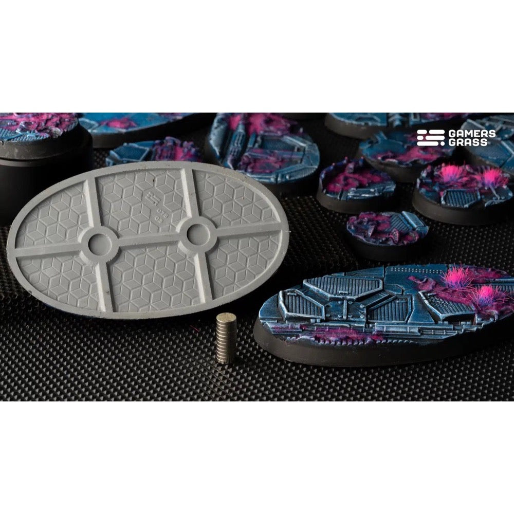 Gamers Grass GGB-AIO75 Alien Infestation Bases Oval 75mm 3pc