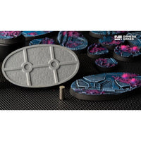 Gamers Grass GGB-AIO75 Alien Infestation Bases Oval 75mm 3pc