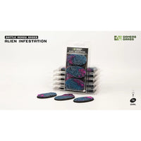 Gamers Grass GGB-AIO75 Alien Infestation Bases Oval 75mm 3pc