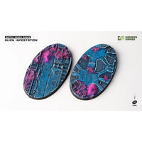 Gamers Grass GGB-AIO90 Alien Infestation Bases Oval 90mm 2pc
