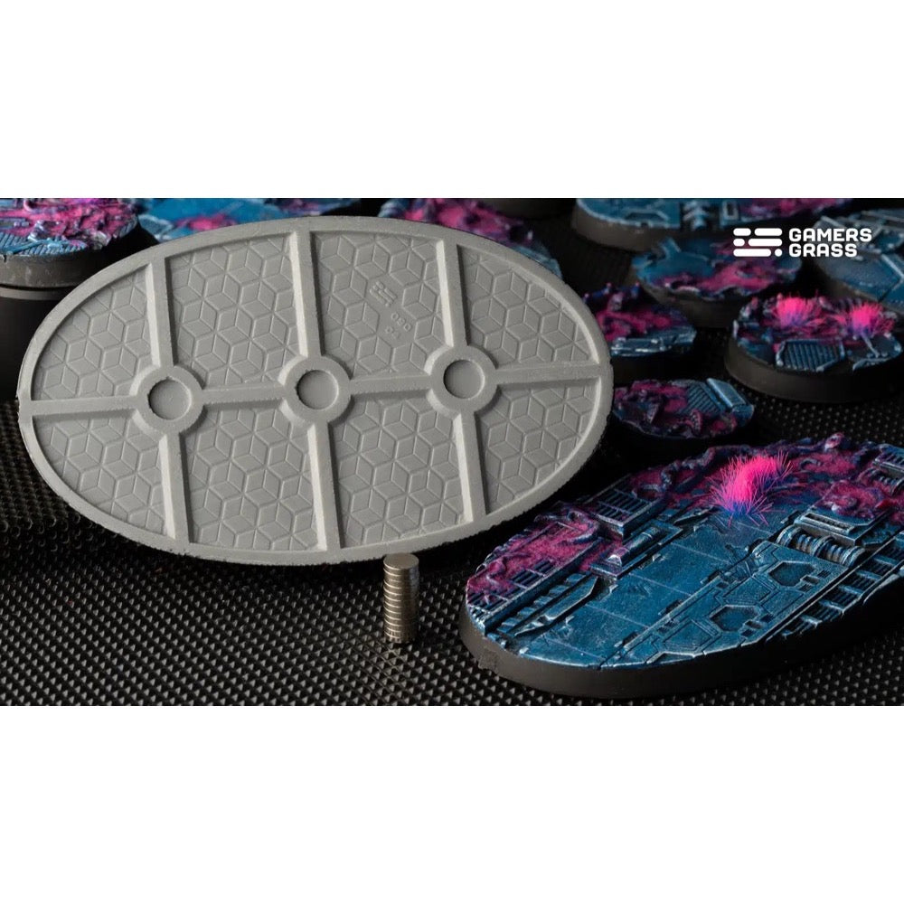 Gamers Grass GGB-AIO90 Alien Infestation Bases Oval 90mm 2pc
