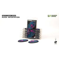 Gamers Grass GGB-AIO90 Alien Infestation Bases Oval 90mm 2pc