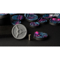 Gamers Grass GGB-AIR32 Alien Infestation Bases Round 32mm 8pc