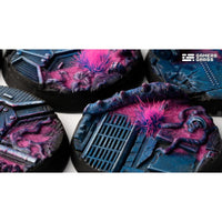Gamers Grass GGB-AIR40 Alien Infestation Bases Round 40mm 5pc