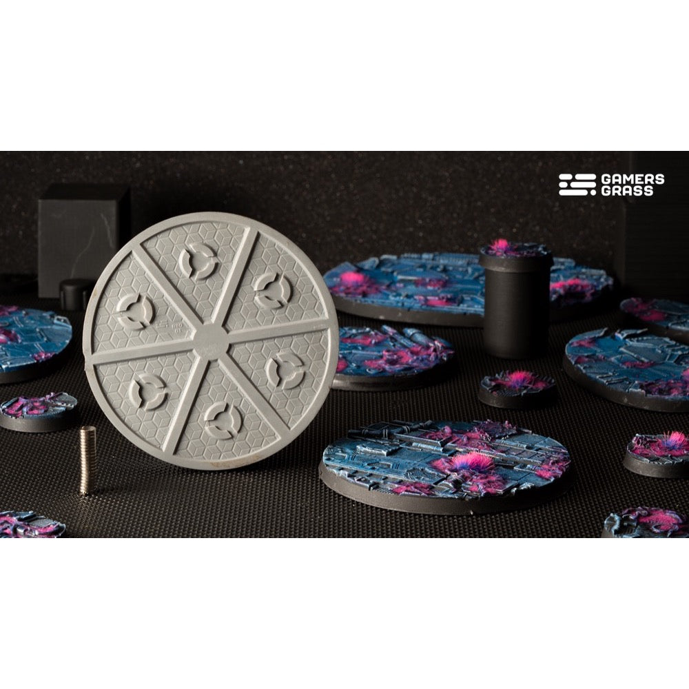 Gamers Grass GGB-AIR80 Alien Infestation Bases Round 80mm 1pc
