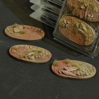 Gamers Grass GGB-BLO75 Battle Ready Badlands Bases Oval 75mm 3pc