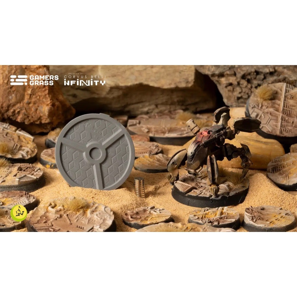 Gamers Grass GGB-DBR40 Dunes of Bourak Round 40mm 4pc