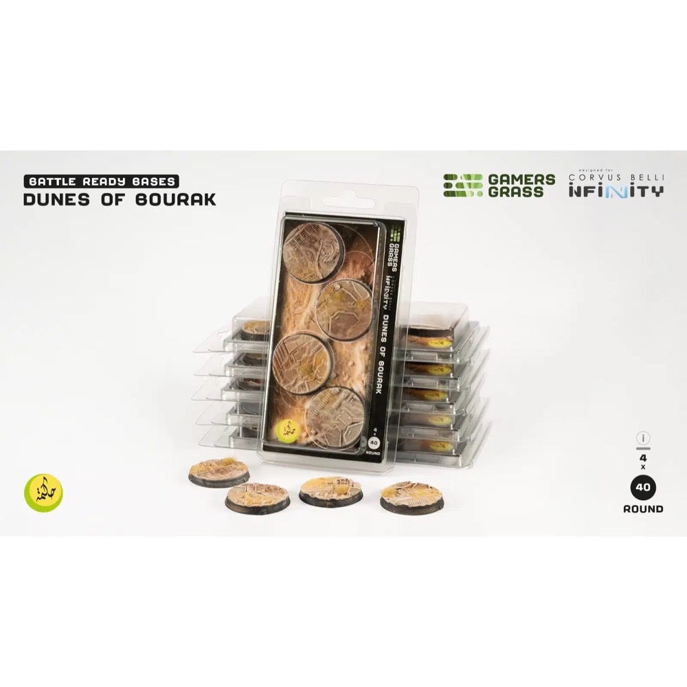 Gamers Grass GGB-DBR40 Dunes of Bourak Round 40mm 4pc