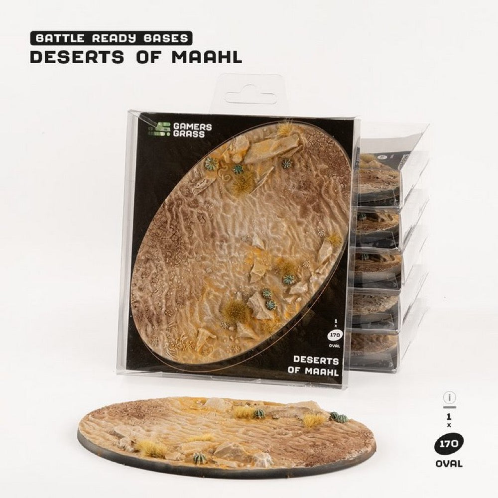 Gamers Grass GGB-DO170 Battle Ready Deserts of Maahl Oval Bases 170mm 1pc