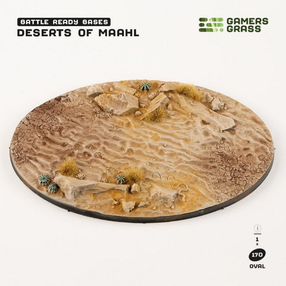 Gamers Grass GGB-DO170 Battle Ready Deserts of Maahl Oval Bases 170mm 1pc