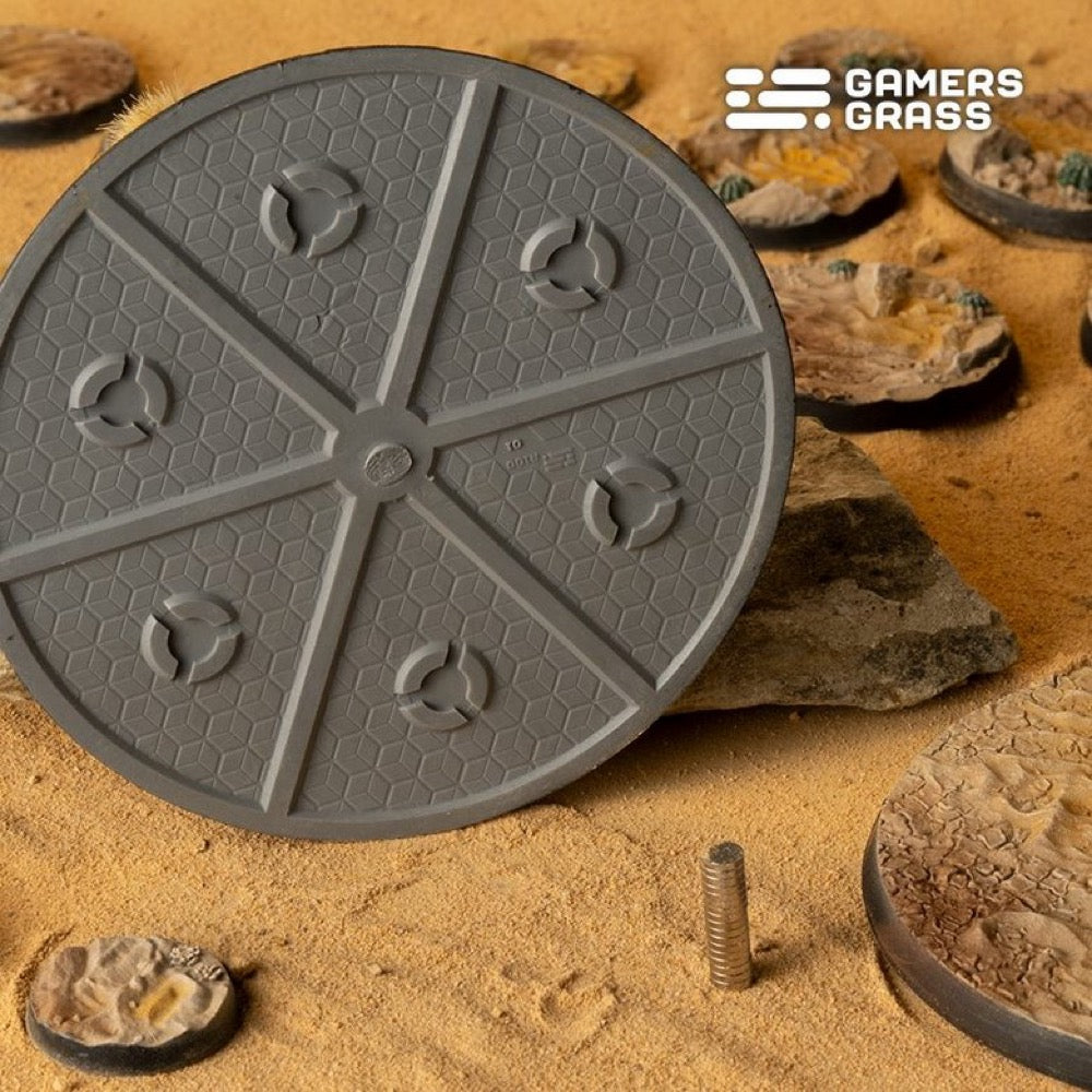 Gamers Grass GGB-DR100 Battle Ready Deserts of Maahl Round Bases 100mm 1pc