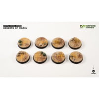 Gamers Grass GGB-DR28 Deserts of Maahl Bases Round 28mm 8pc