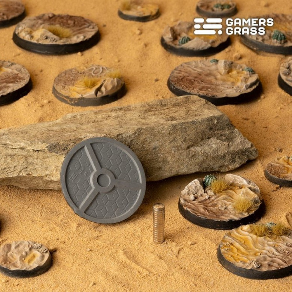 Gamers Grass GGB-DR40 Battle Ready Deserts of Maahl Round Bases 40mm 5pc