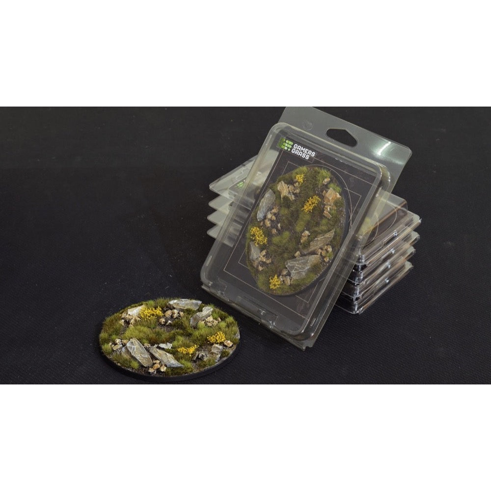 Gamers Grass GGB-HLO120 Battle Ready Highland Base Oval 120mm 1pc