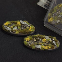 Gamers Grass GGB-HLO90 Battle Ready Highland Bases Oval 90mm 2pc