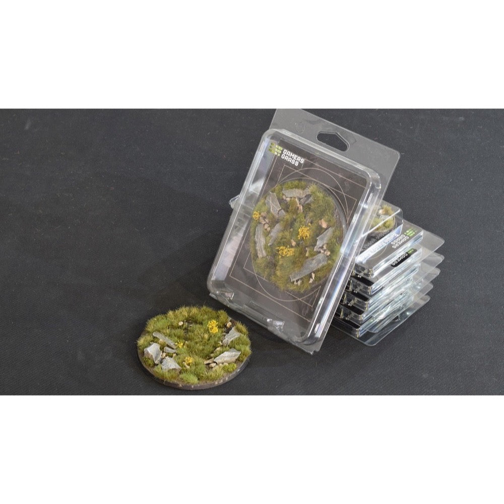 Gamers Grass GGB-HLR100 Battle Ready Highland Bases Round 100mm 1pc