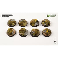 Gamers Grass GGB-HLR28 Highland Bases Round 28mm 8pc