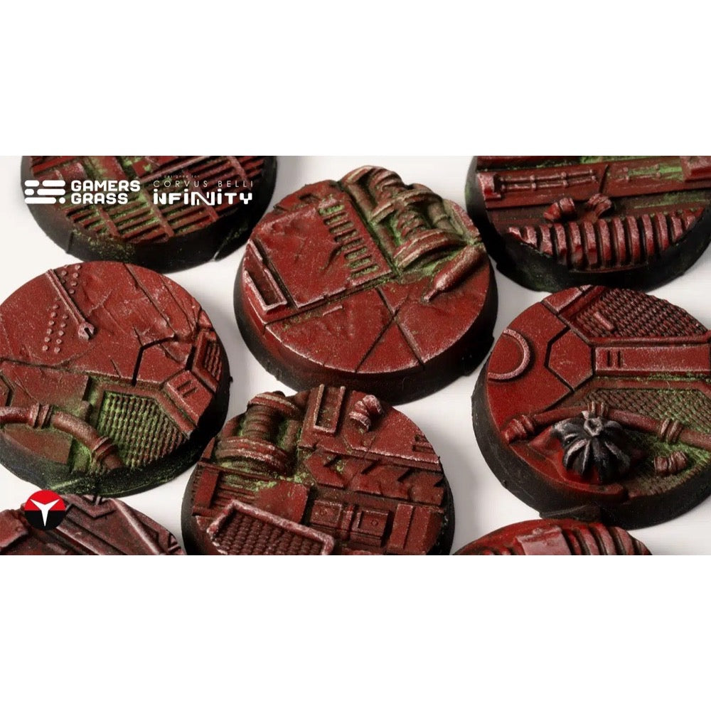 Gamers Grass GGB-NCDR25 Nomad Crew Deck Round 25mm 8pc