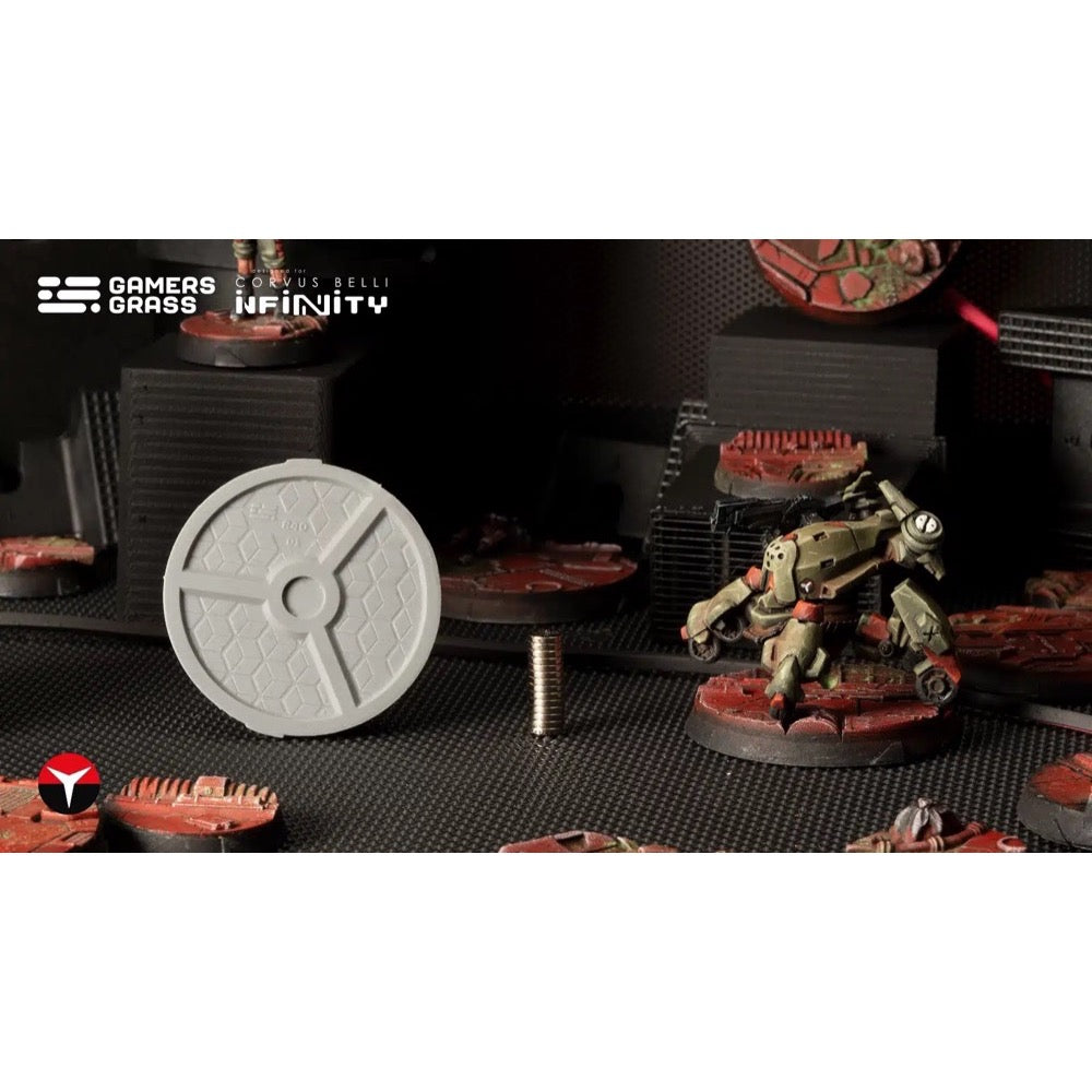 Gamers Grass GGB-NCDR40 Nomad Crew Deck Round 40mm 4pc