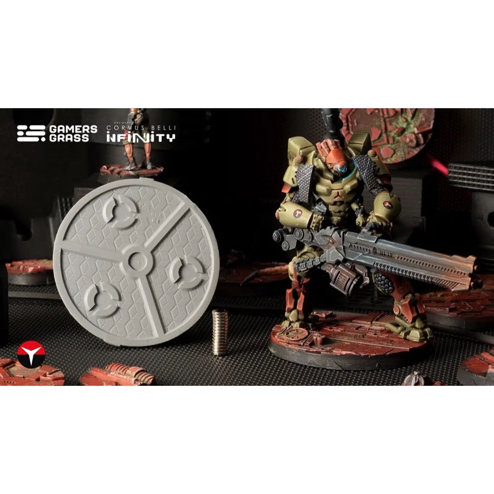 Gamers Grass GGB-NCDR55 Nomad Crew Deck Round 55mm 2pc