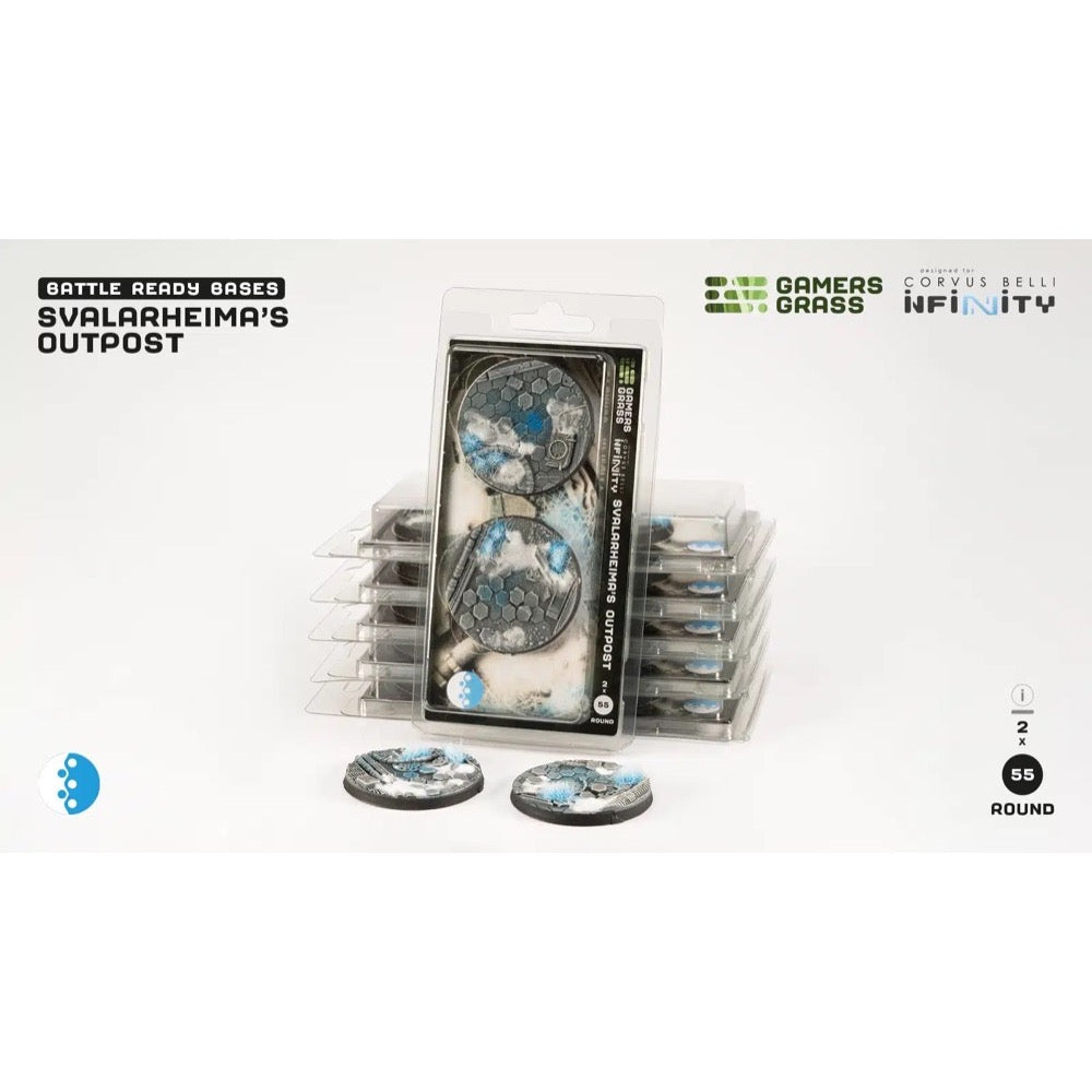 Gamers Grass GGB-SOR55 Svalarheima’s Outpost Round 55mm 2pc