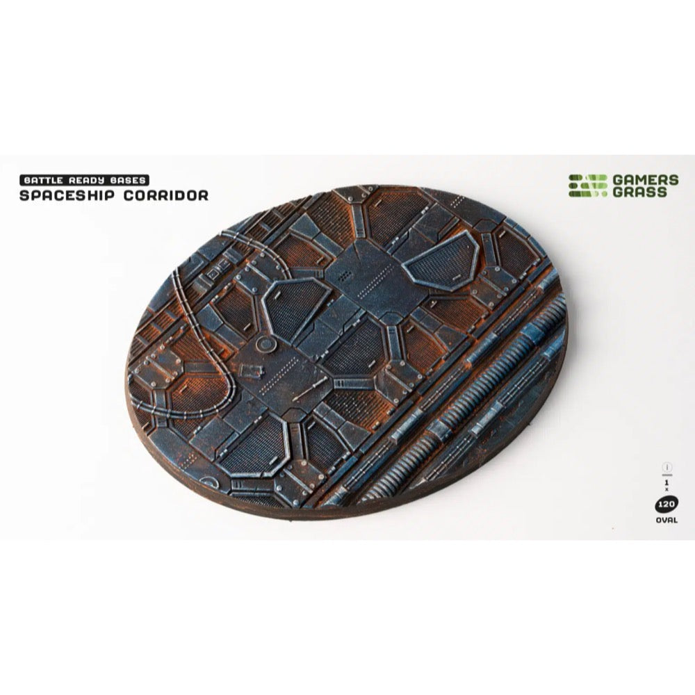Gamers Grass GGB-SPO120 Spaceship Corridor Bases Oval 120mm 1pc