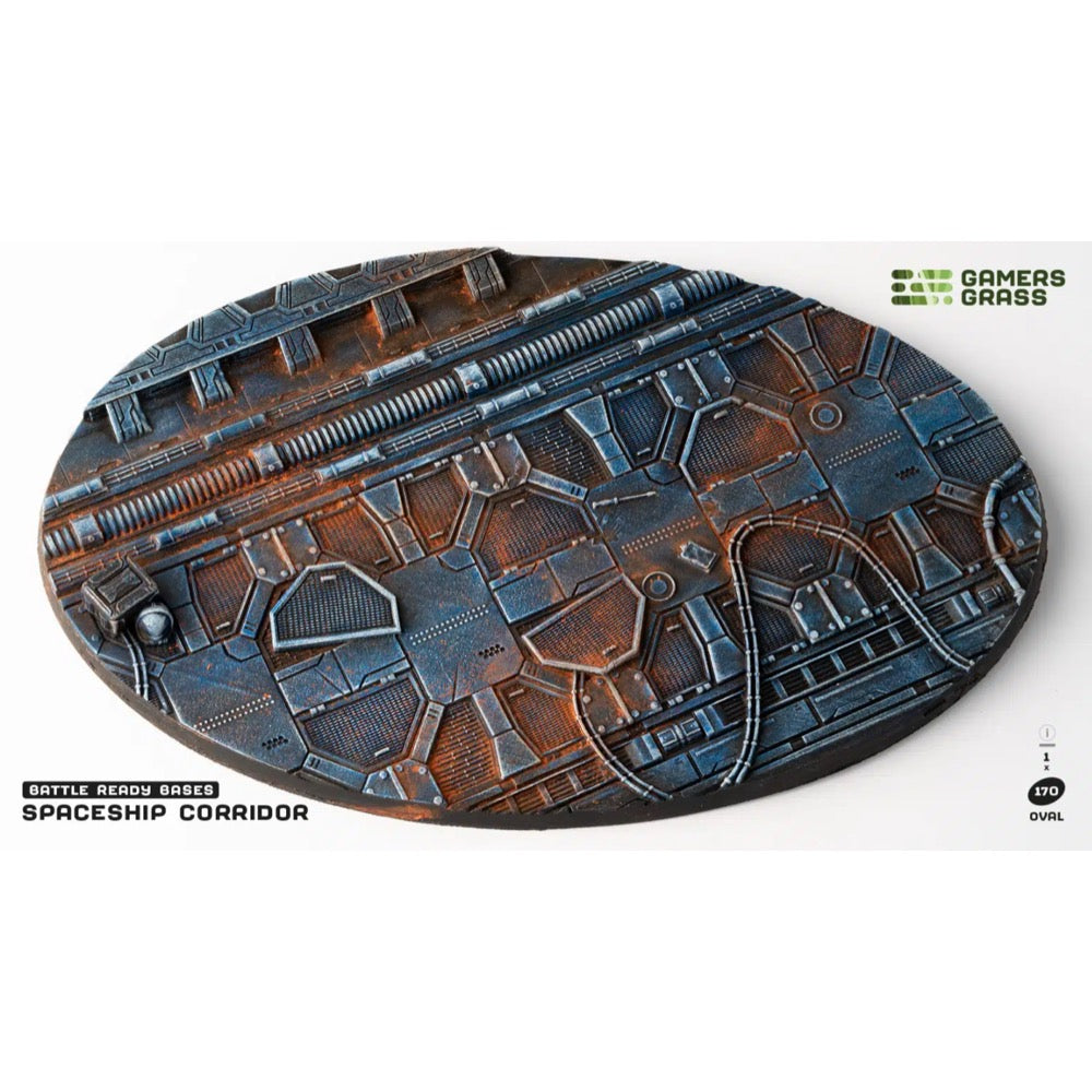 Gamers Grass GGB-SPO170 Spaceship Corridor Bases Oval 170mm 1pc