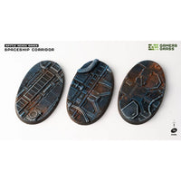 Gamers Grass GGB-SPO75 Spaceship Corridor Bases Oval 75mm 3pc