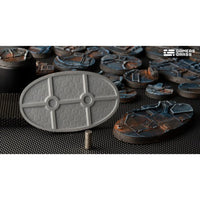Gamers Grass GGB-SPO75 Spaceship Corridor Bases Oval 75mm 3pc